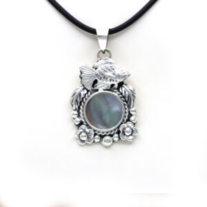 "Fish" Silver Shell Pendant