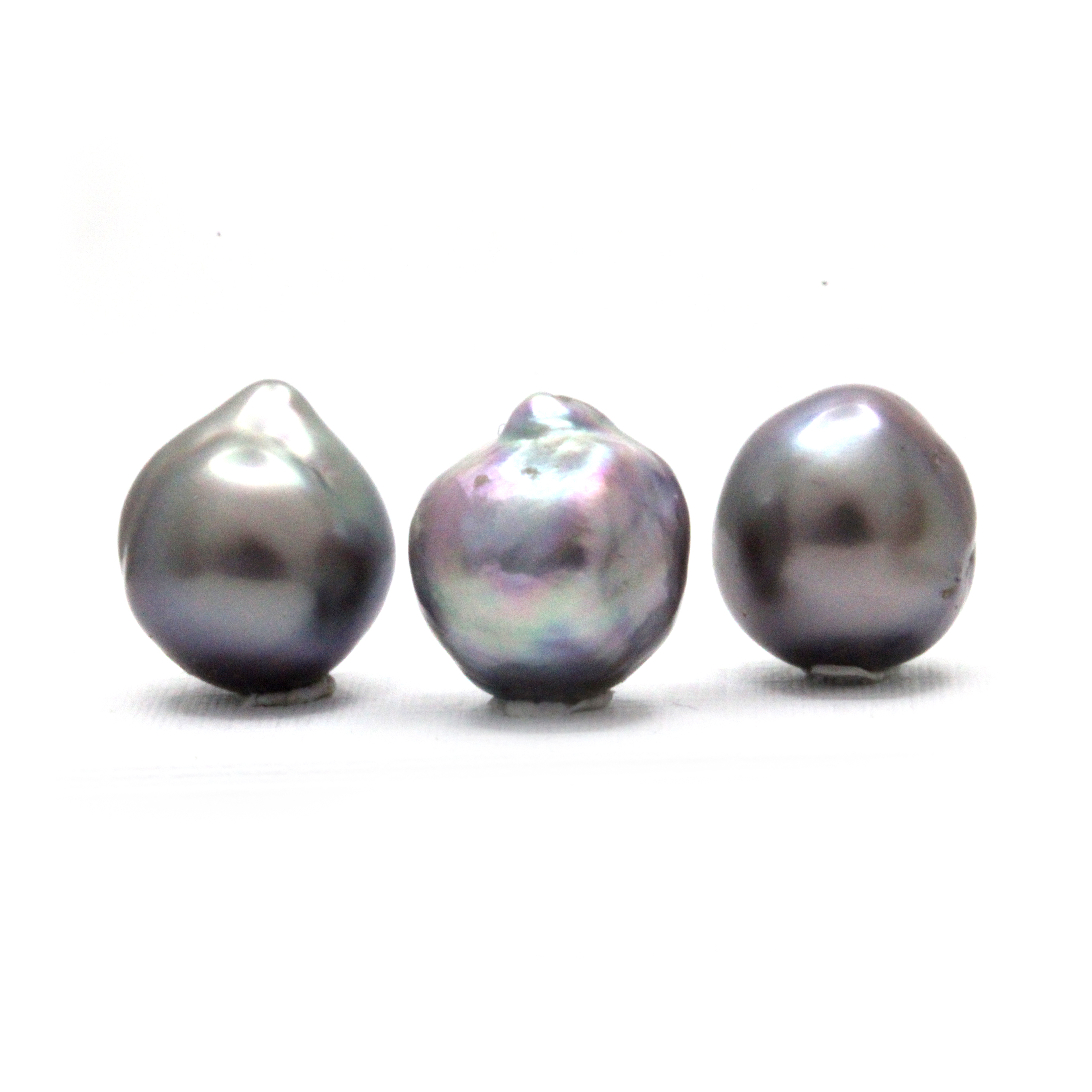 Lot of 3 Baroque Cortez Pearls from 2026 HARVEST