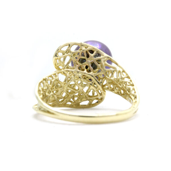 Anillo en Oro Amarillo de 14K con Perla del Mar de Cortez - Image 10