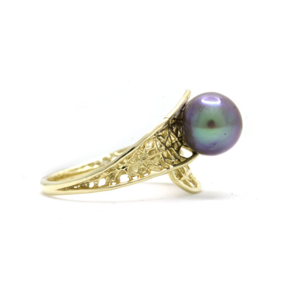Anillo en Oro Amarillo de 14K con Perla del Mar de Cortez - Image 11