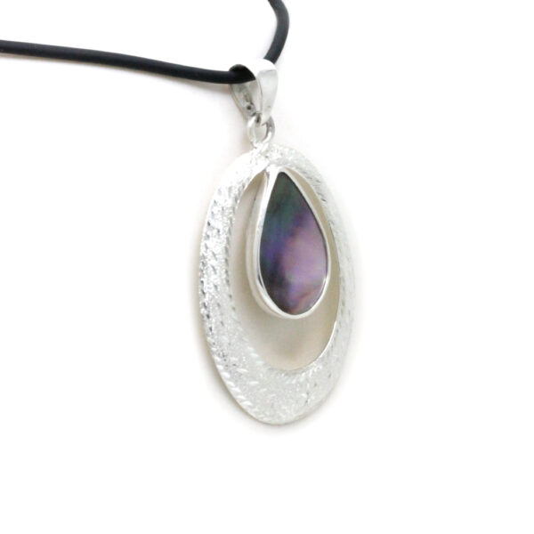 "Círculo" Dije de Plata con Concha - Image 4