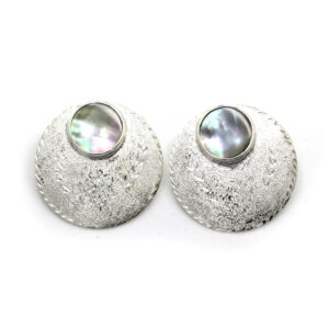 Aretes de Plata con Concha