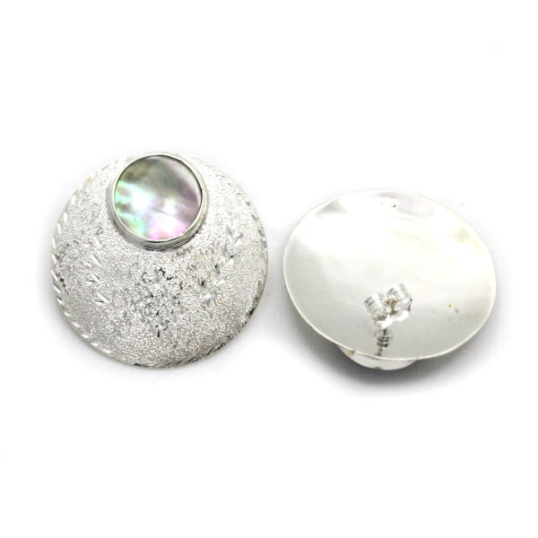 Aretes de Plata con Concha - Image 4