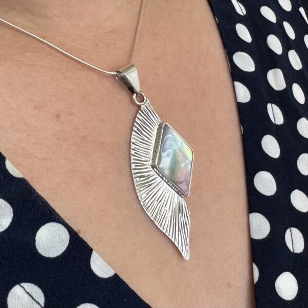 "Ala de Ángel" Dije de Plata con Concha - Image 10