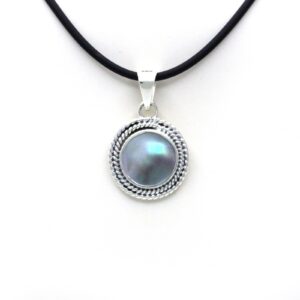 "Cordón" Dije de Plata con Concha