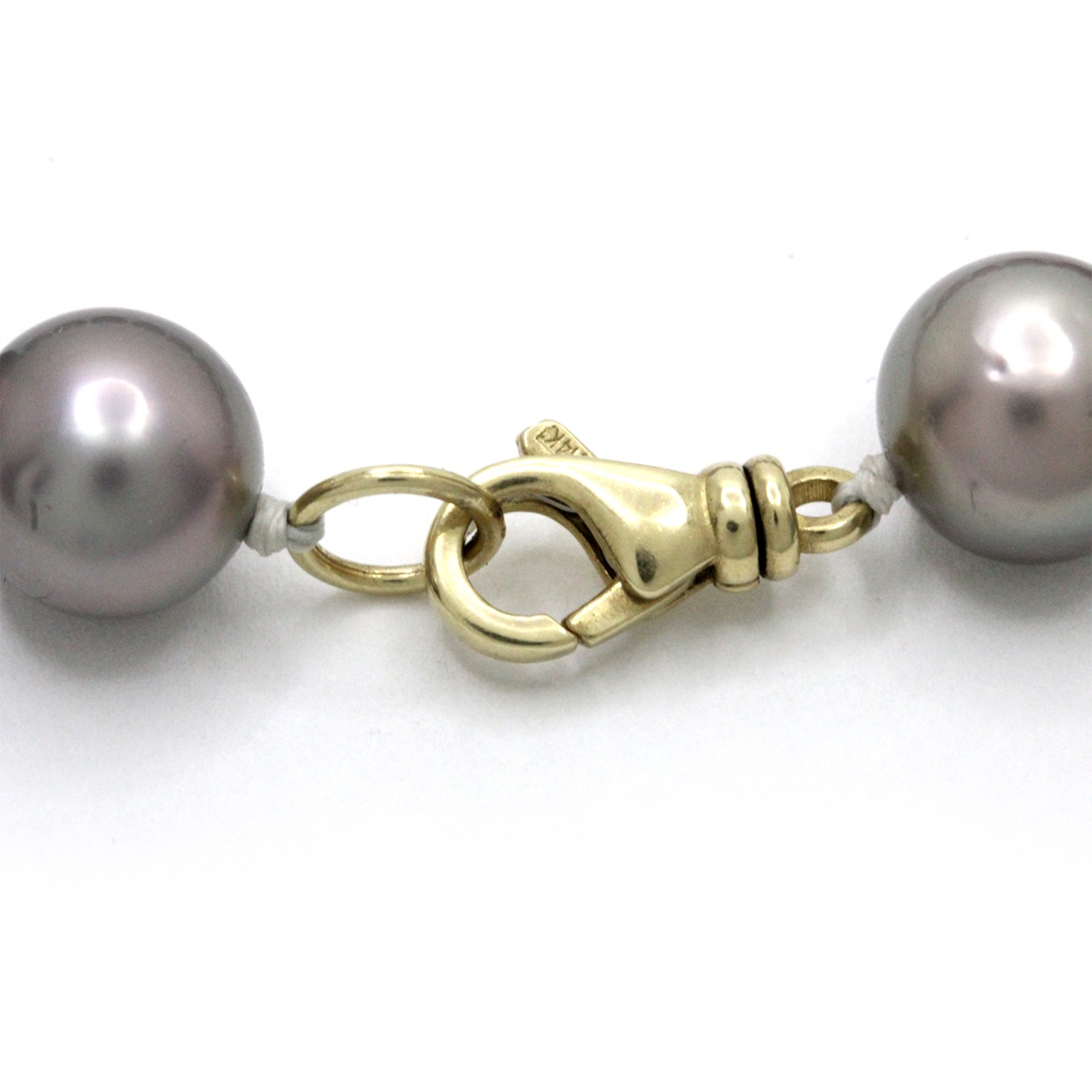 Pulsera de 17 Perlas del Mar de Cortez y oro de 14K - Image 8