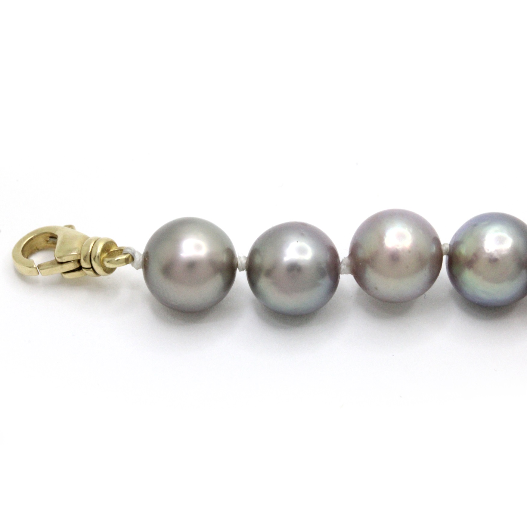 Pulsera de 17 Perlas del Mar de Cortez y oro de 14K - Image 3