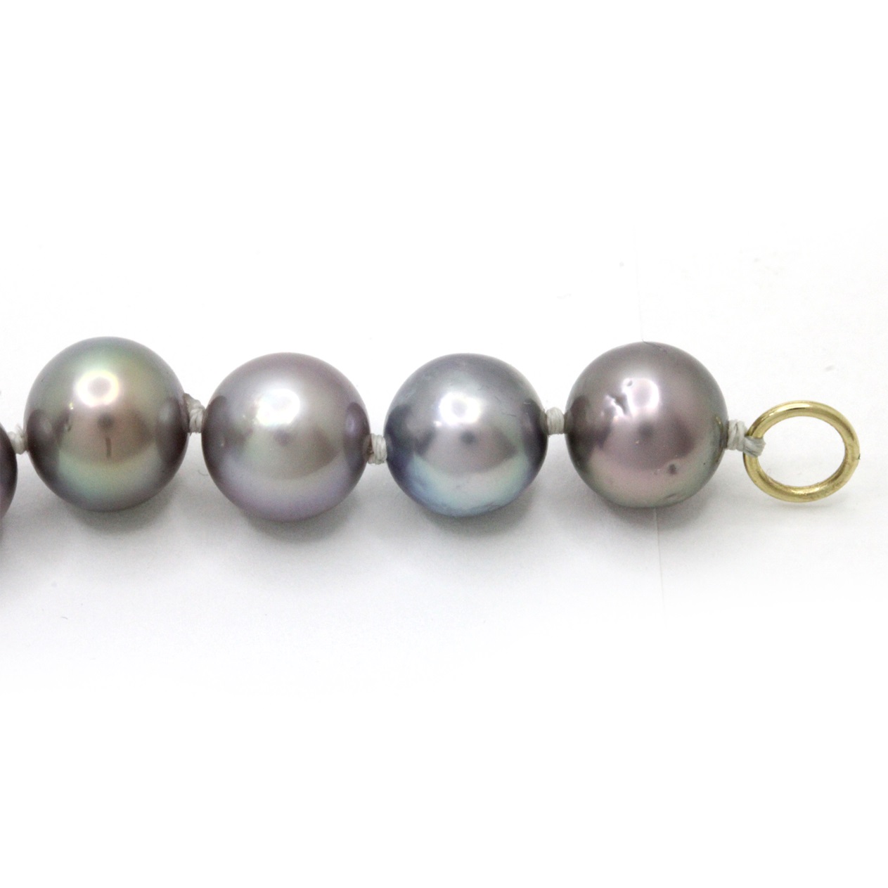 Pulsera de 17 Perlas del Mar de Cortez y oro de 14K - Image 7